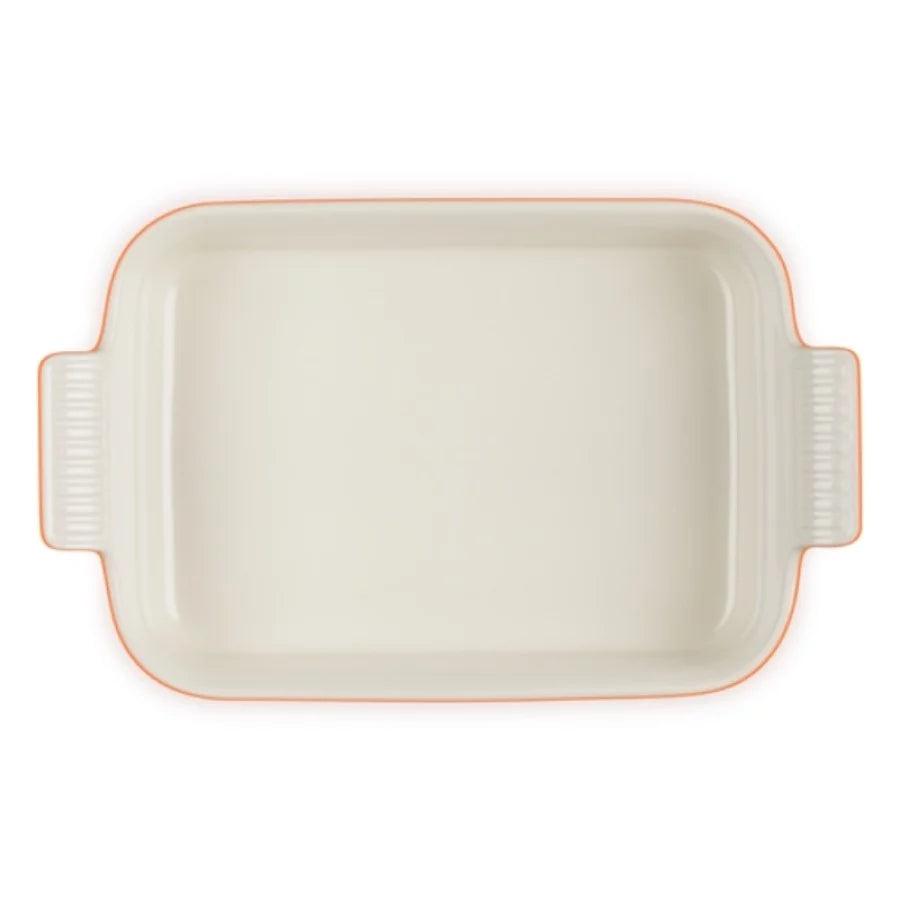 Cepamtrauks LE CREUSET Rectangular Heritage Stoneware 26x19cm / 2,4L orange - DomoTehnika