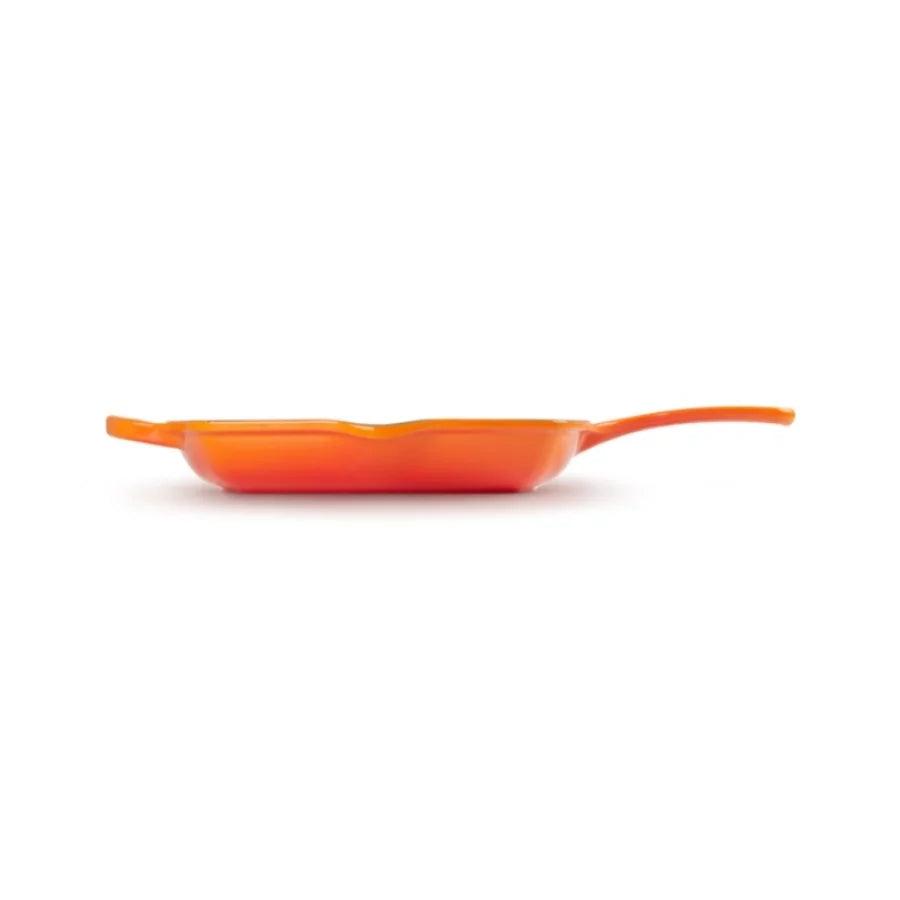 Grillpanna LE CREUSET Cast iron grill pan square 26x26cm orange - DomoTehnika
