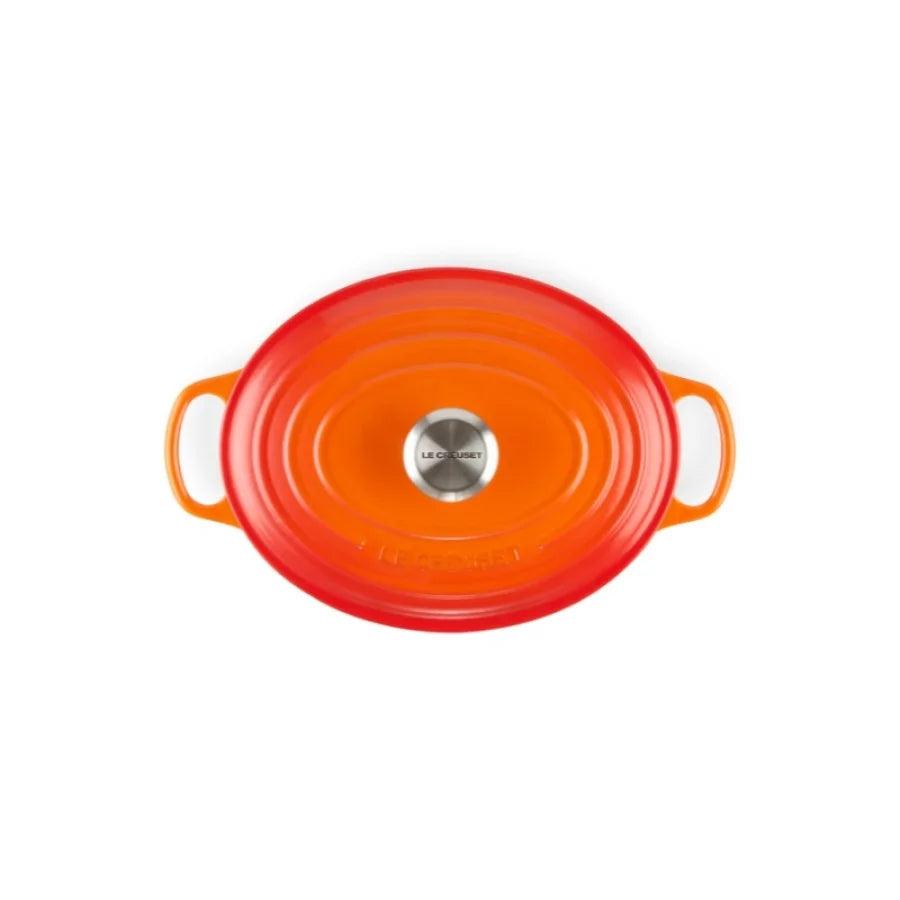 Katls LE CREUSET Cast iron pot oval 31cm / 6,3L orange - DomoTehnika
