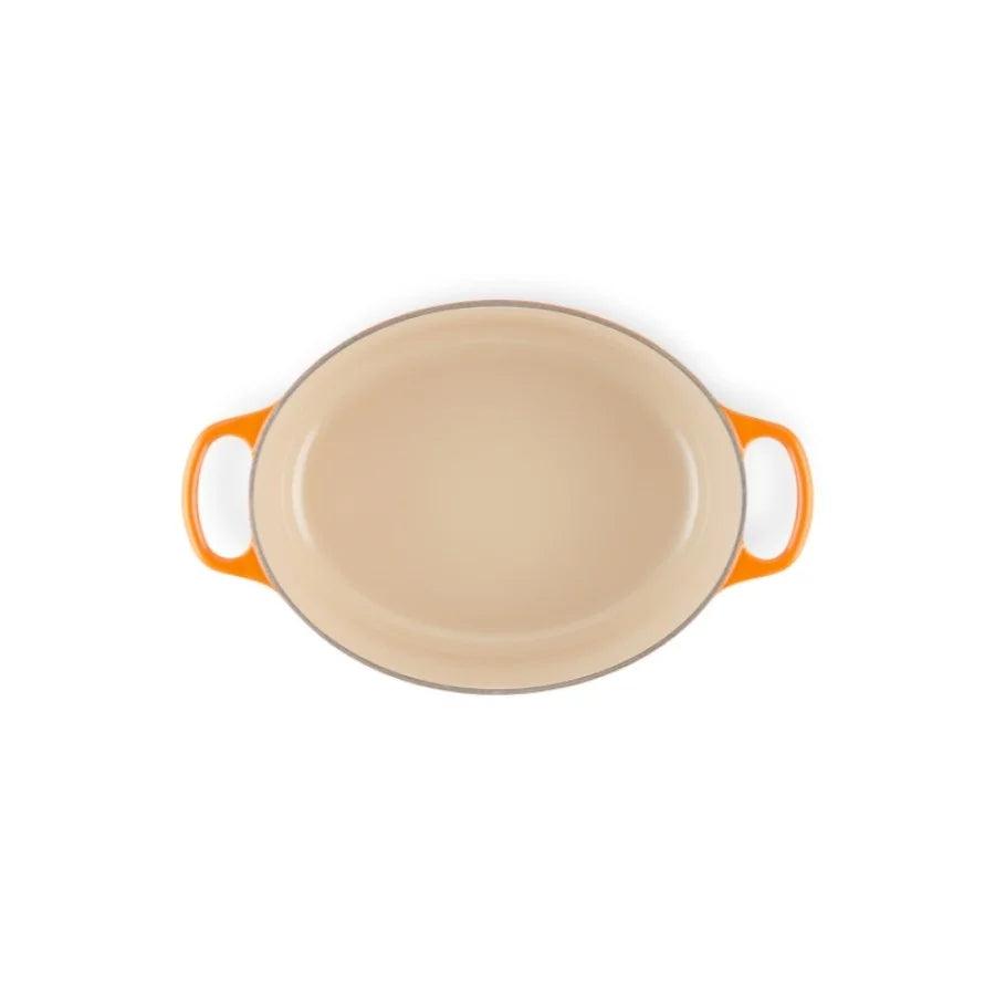 Katls LE CREUSET Cast iron pot oval 31cm / 6,3L orange - DomoTehnika