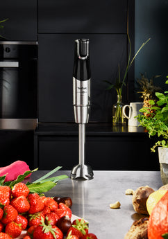 TEFAL rokas blenderis Infinity Force Pro 5in1, melns/nerūsējošais tērauda HB95LD38
