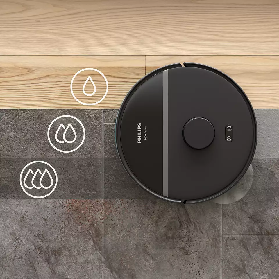 PHILIPS HomeRun Putekļsūcējs robots ar mazgāšanas funkciju XU3000/01