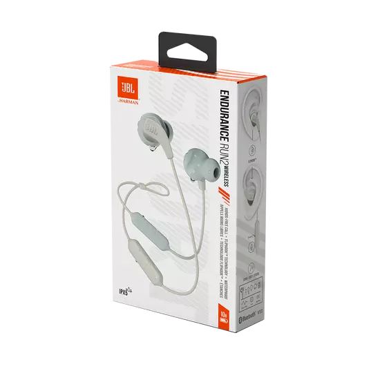 JBL Endurance Run 2 bezvadu bluetooth austiņas, baltas JBLENDURRUN2BTWHT