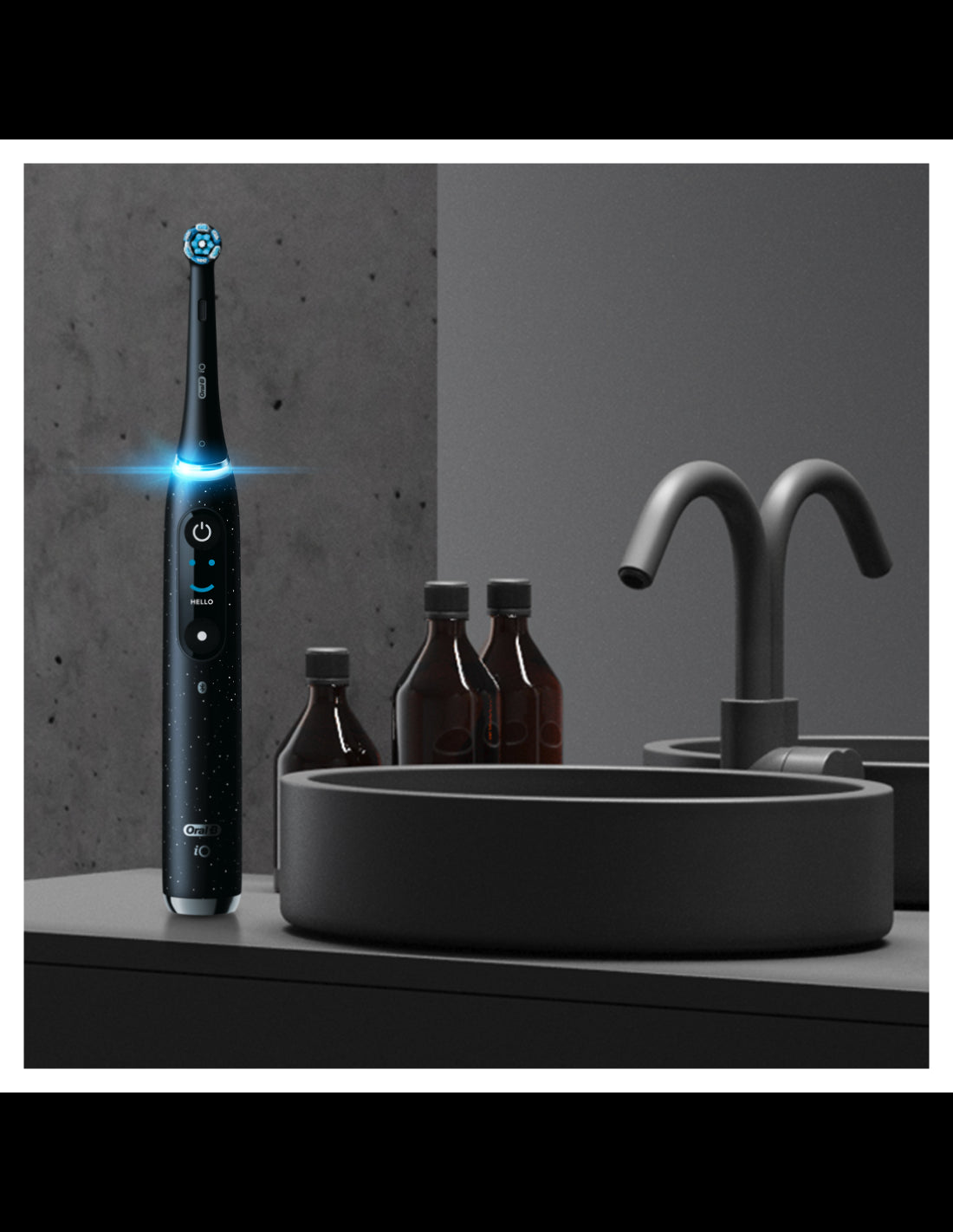 BRAUN Series iO10 el.zobu birste, melna iOM10.1B4.2AD