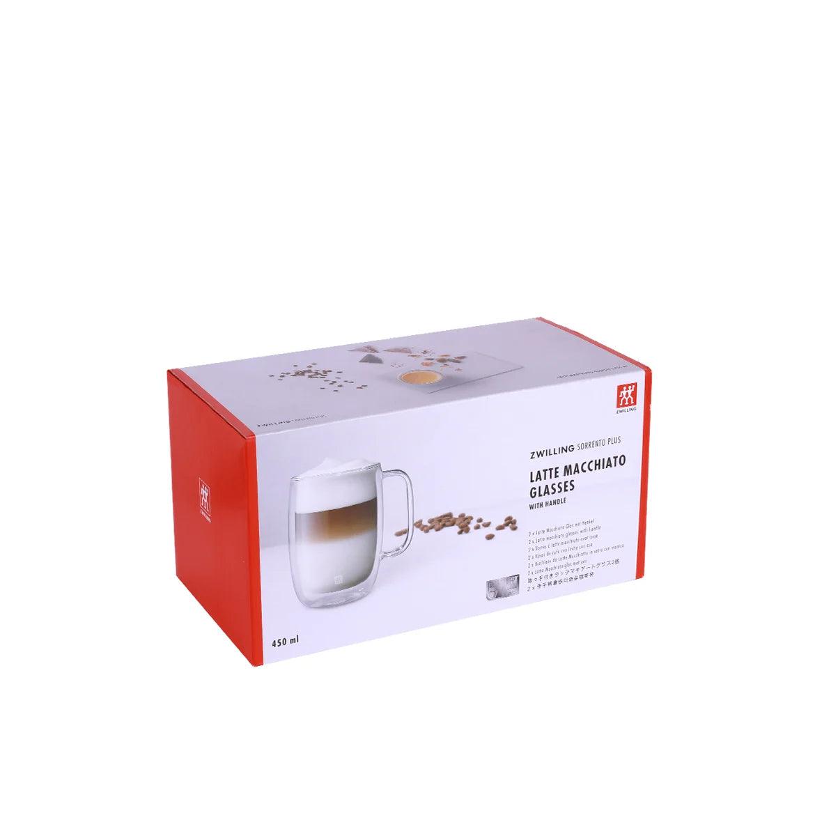Kafijas glāžu komplekts ZWILLING Sorrento Plus,Latte glass set,2pcs. - DomoTehnika