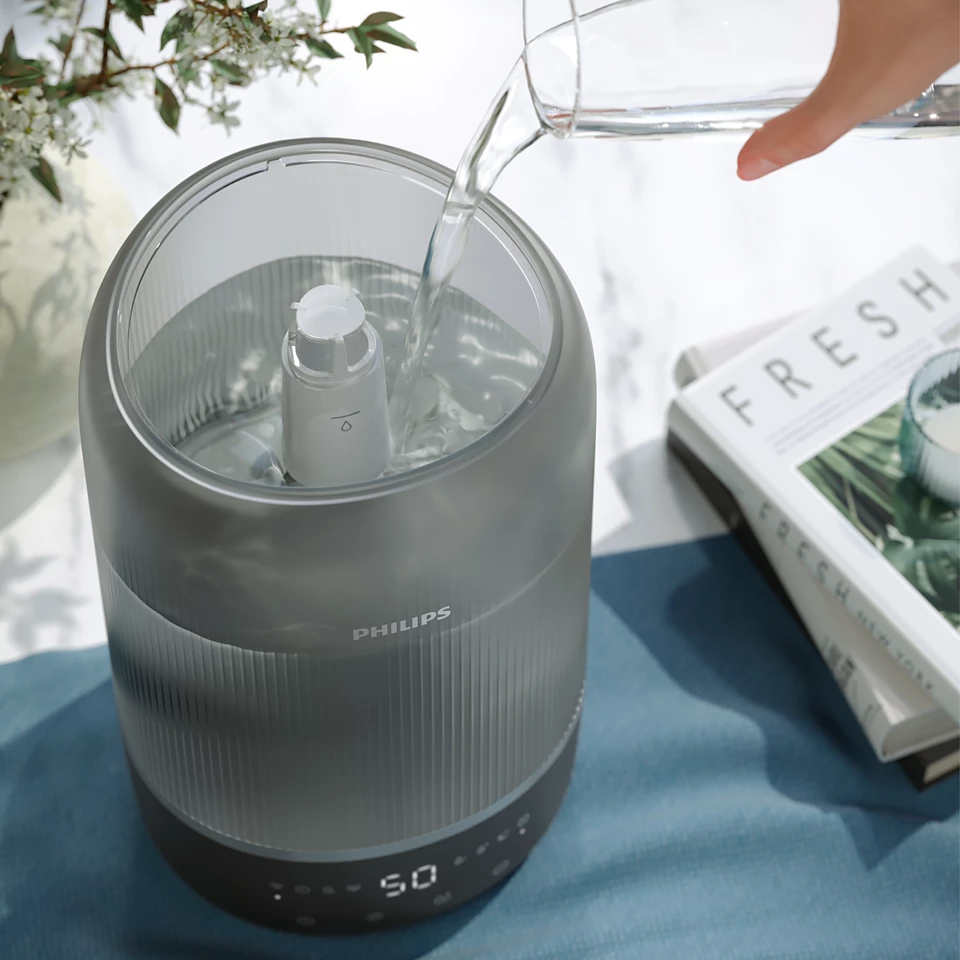 PHILIPS gaisa mitrinātājs, Ogles pelēks HU1510/03