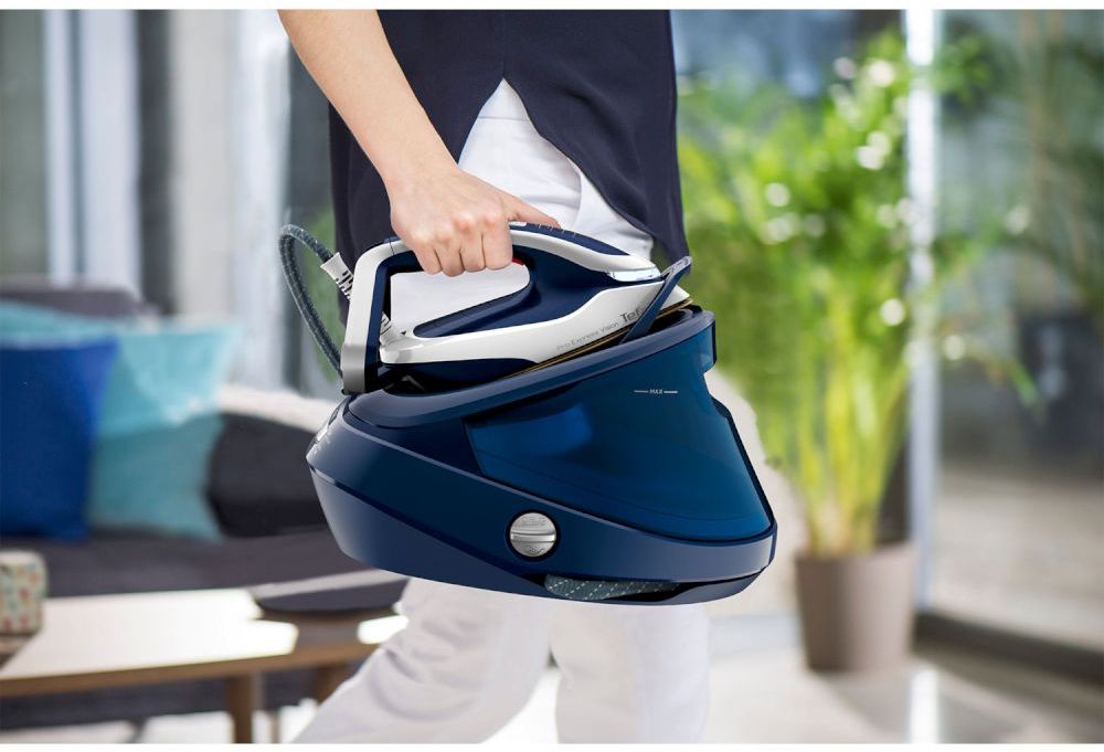 TEFAL Pro Express Vision gludināšanas sistēma, 3000W, zila/balta GV9812