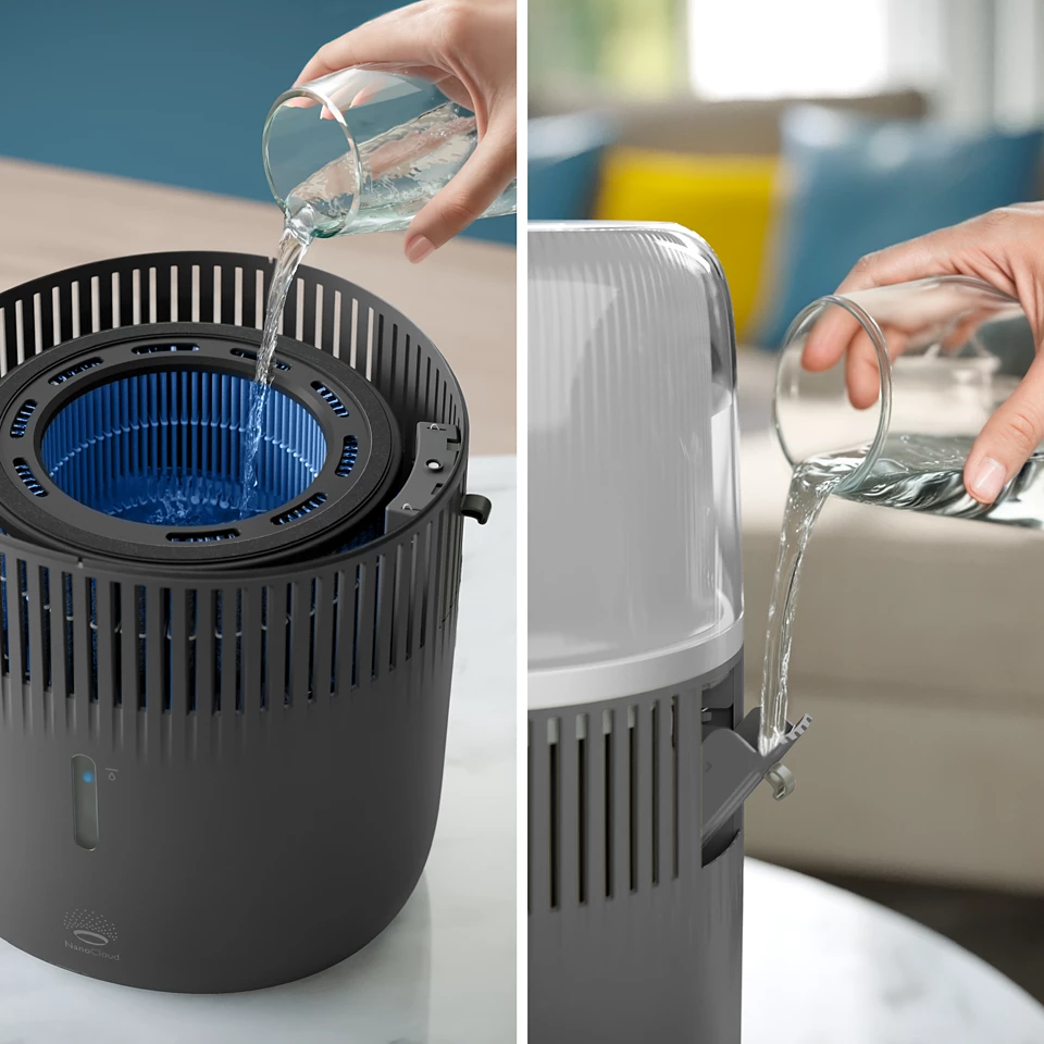 PHILIPS 5000 sērijas gaisa mitrinātājs, tumši pelēks HU5710/03