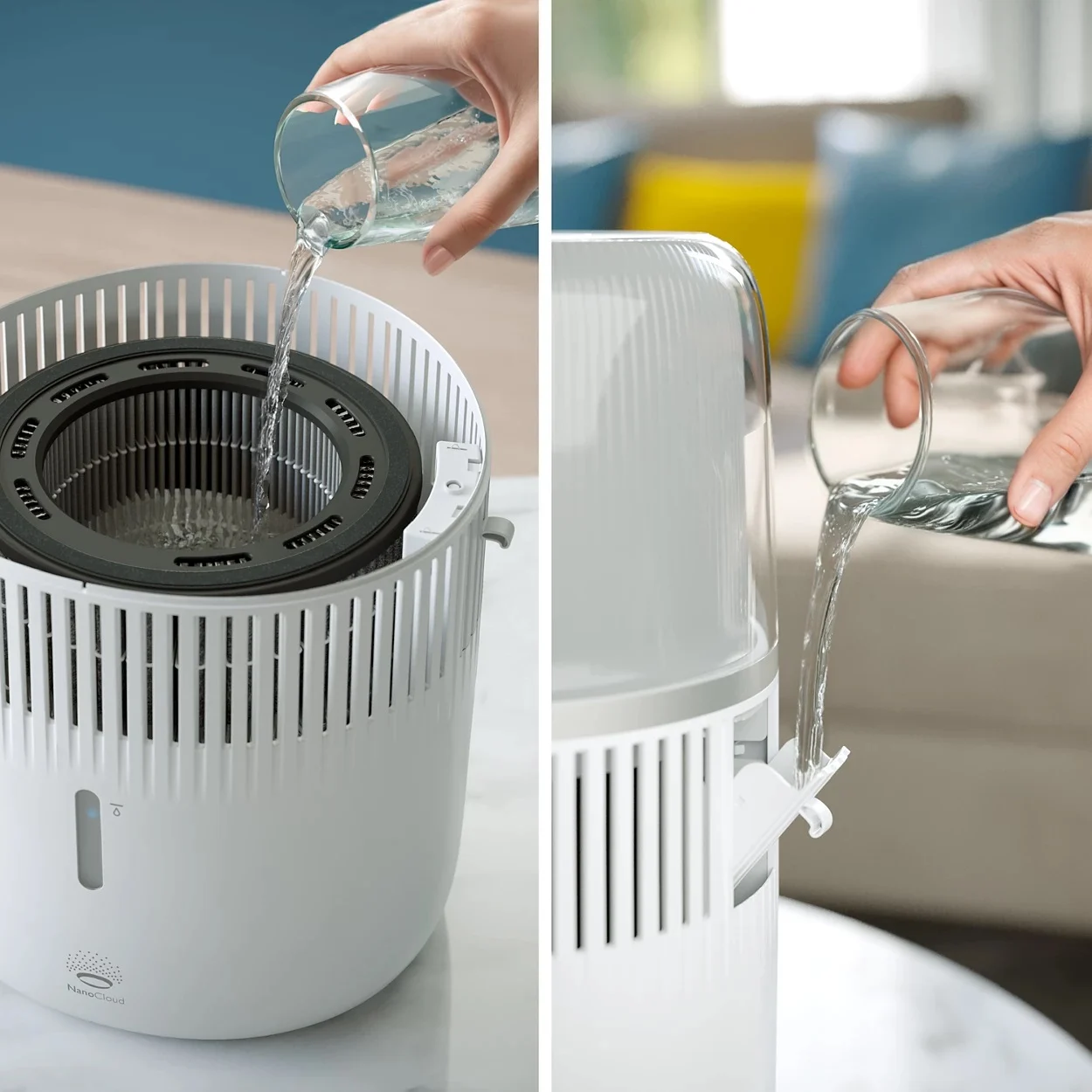 PHILIPS 5000 sērijas gaisa mitrinātājs, balts HU5710/00