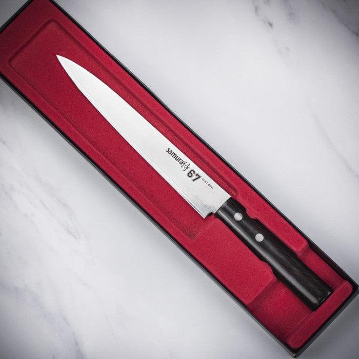 Filejas nazis SAMURA DAMASCUS 67 Slicing knife 7.7"/195 mm, 67 layers. SD67-0045M - DomoTehnika
