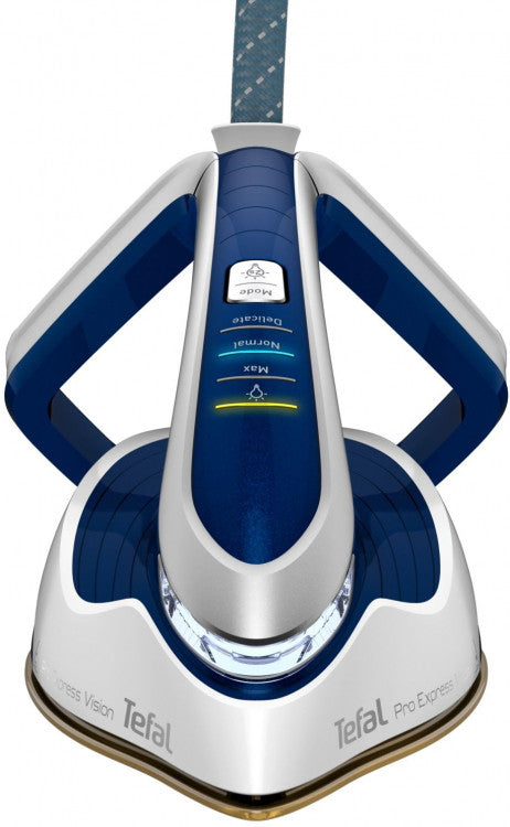 TEFAL Pro Express Vision gludināšanas sistēma, 3000W, zila/balta GV9812