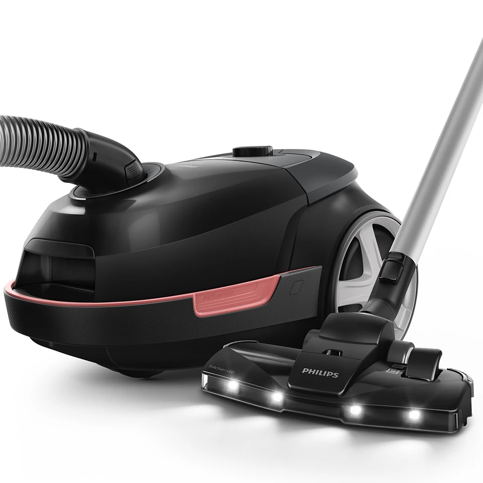 PHILIPS 6000 series putekļsūcējs ar maisu, 900W, melns XD6142/12
