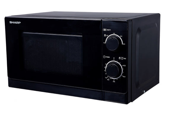 SHARP mikroviļņu krāsns, 20l, 800W melna R200BKW