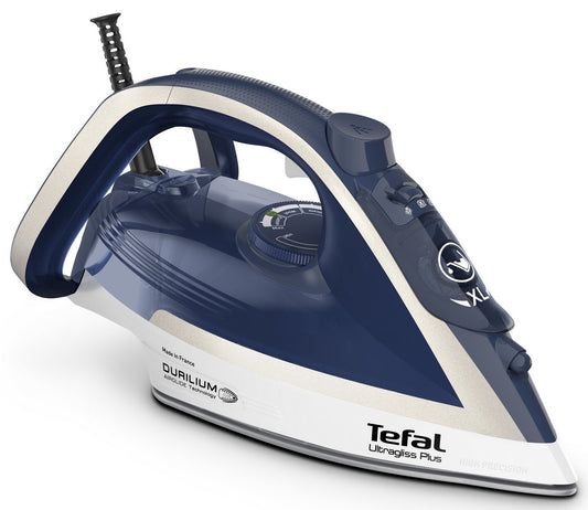 TEFAL Ultragliss Plus tvaika gludeklis, 2800W, zila/balta FV6812