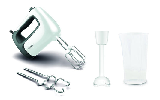 TEFAL mikseris Prep'Mix+, 500W, balts/melns HT461138