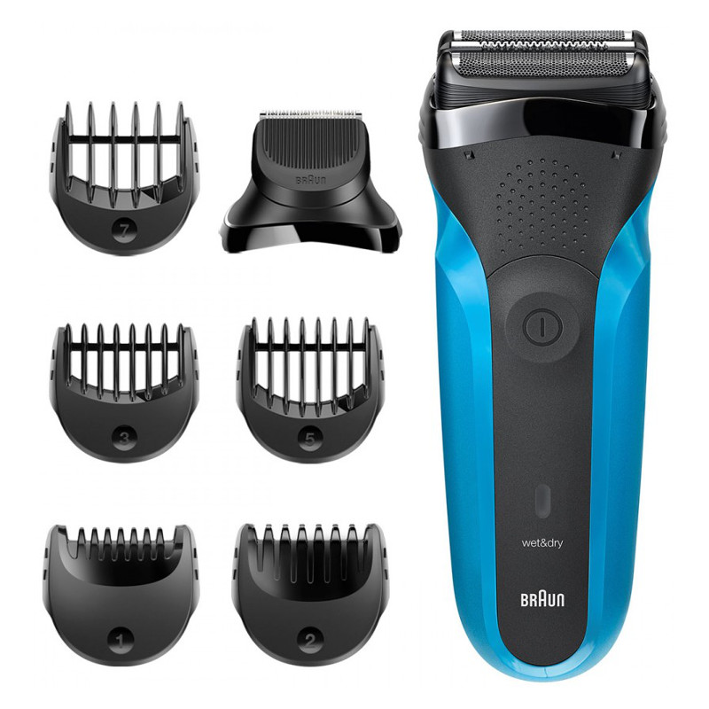 BRAUN el.skuveklis 310BT, melns/zils 310BT