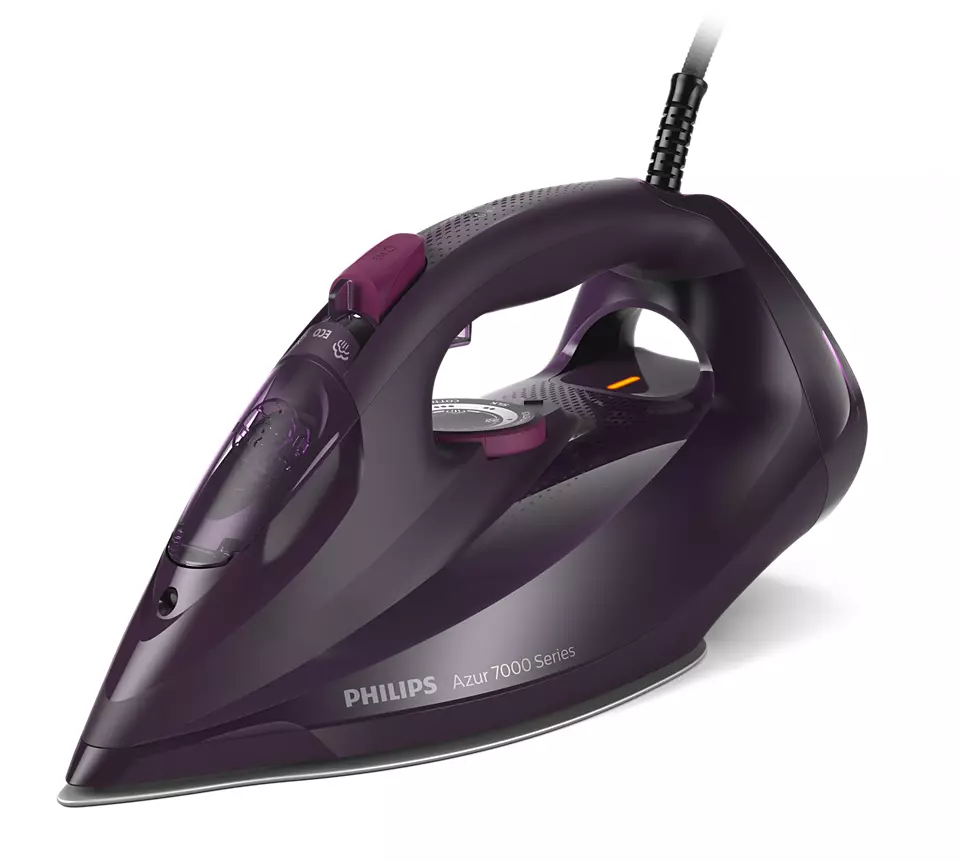 PHILIPS 7000 sērijas Tvaika gludeklis, tumši violets DST7061/30