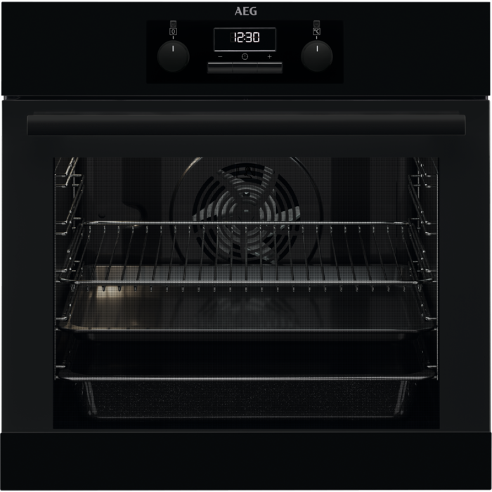 AEG iebūvējama cepeškrāsns, 72 l, melna BES331111B