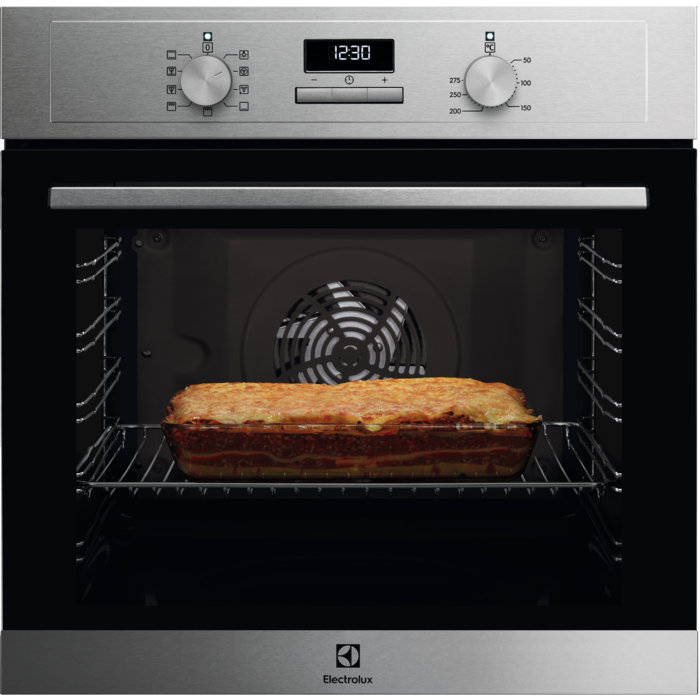 Electrolux cepeškrāsns, iebūv., 72l, tērauda EOF3C00X