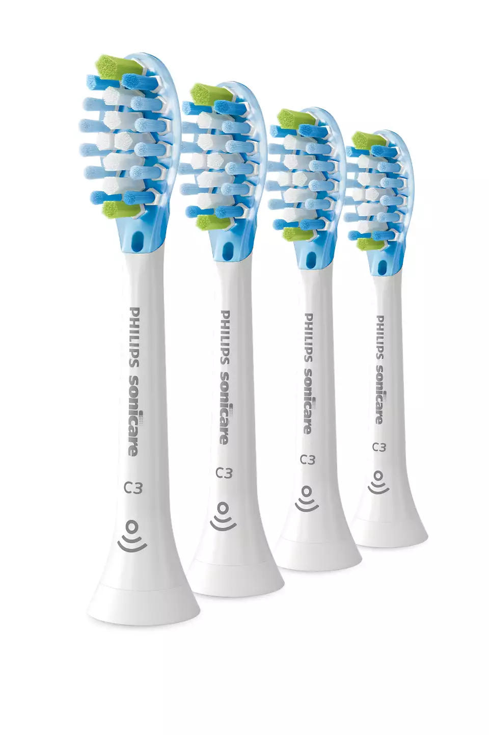 Sonicare C3 Premium Plaque Defence zobu birstes uzgalis (4gab) (balts) HX9044/17