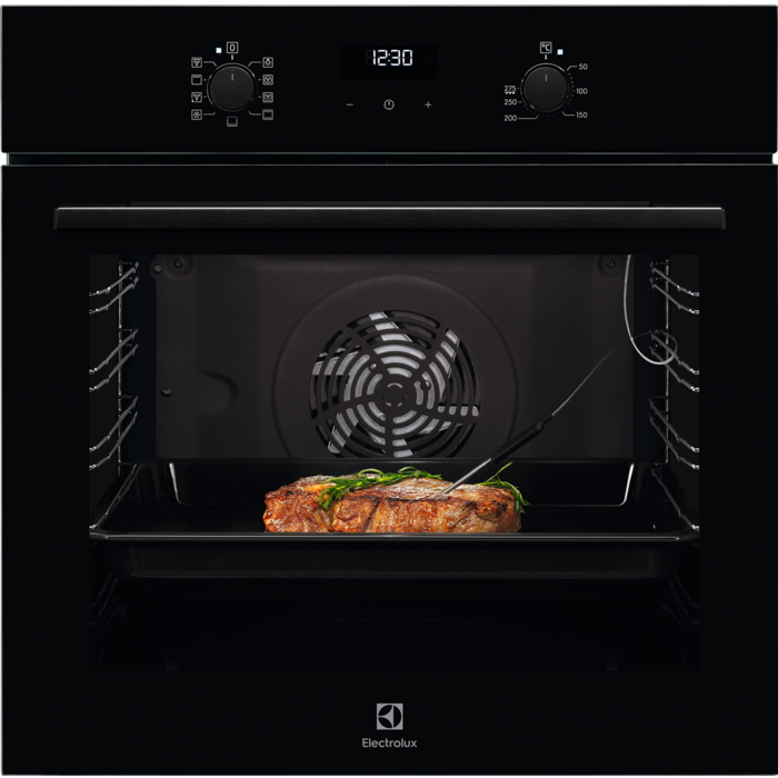 Electrolux cepeškrāsns, iebūv., 72 l, melna EOE5C71Z