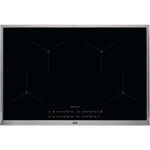 AEG indukcijas plīts virsma (iebūv.), 80cm ar Hob2Hood IAE84411XB