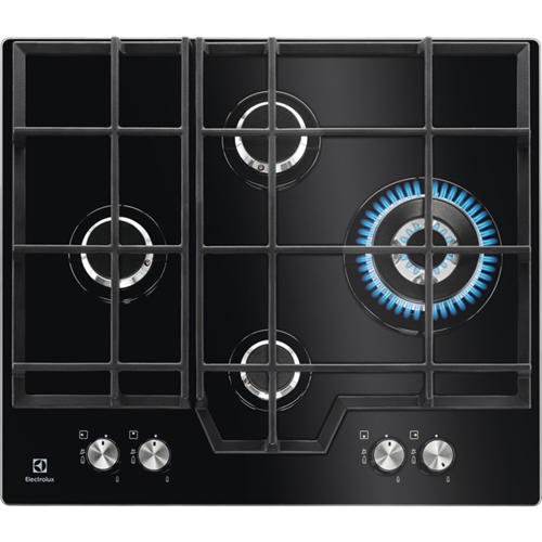Electrolux stikla gāzes plīts virsma, iebūv., 60cm KGG6456K