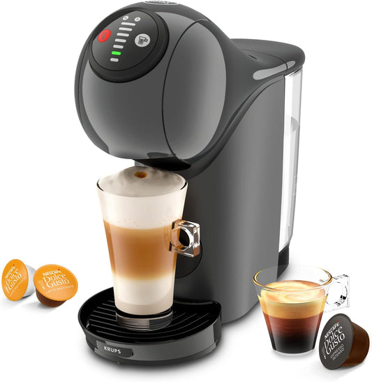 KRUPS kapsulu kafijas automāts ar Nescafe®Dolce Gusto® Genio S, pelēks KP243B10