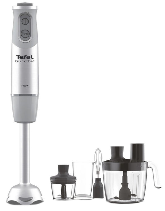 TEFAL QuickChef rokas blenderis, pelēks/sudraba HB65LD38