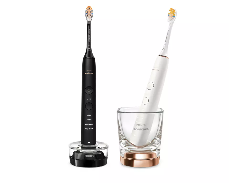 Sonicare zobu birste DiamondClean ar īpašu lietotni, balts/rozā zelts HX9914/69
