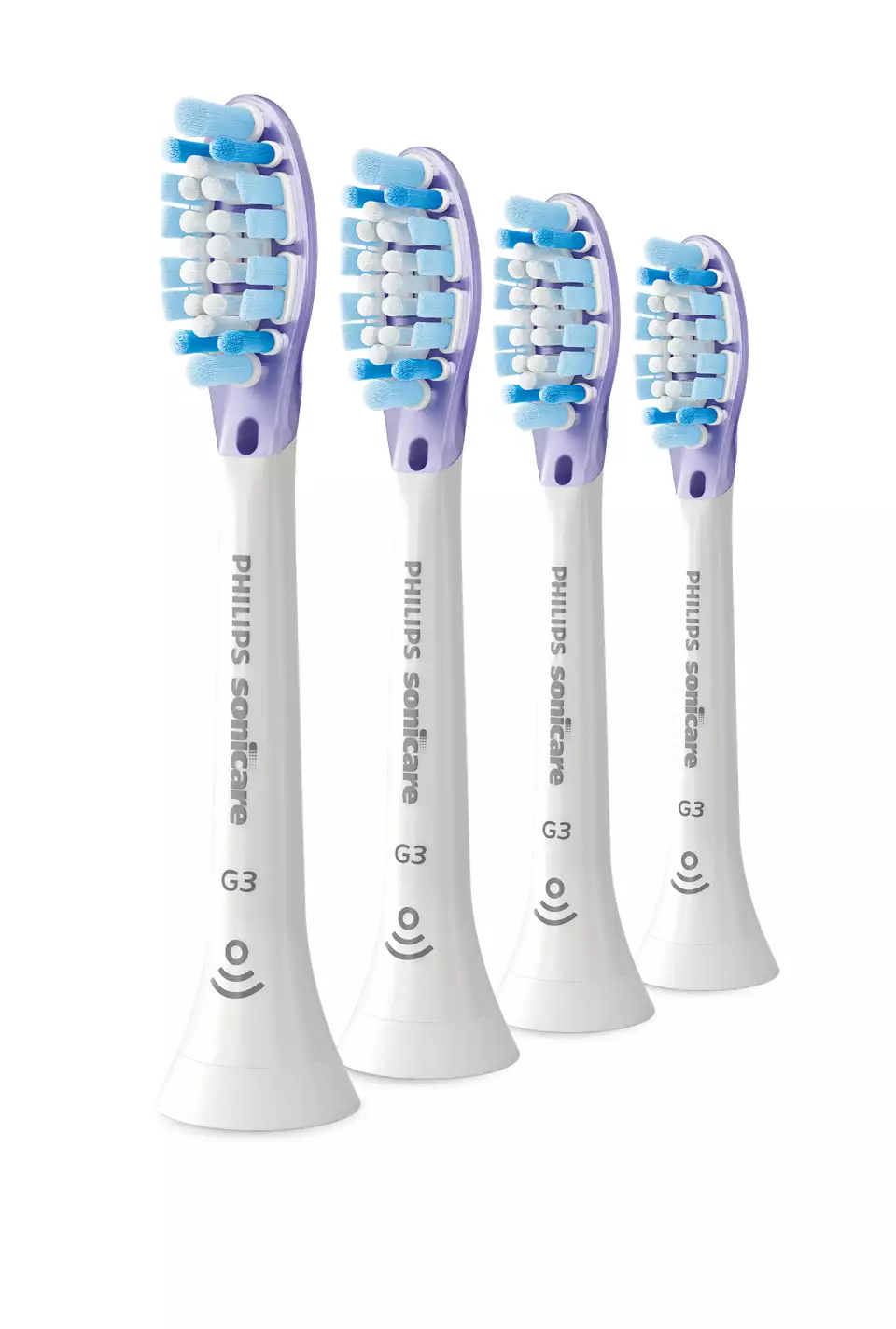Sonicare G3 Premium Gum Care Standard zobu birstes uzgalis, 4gab, balts HX9054/17