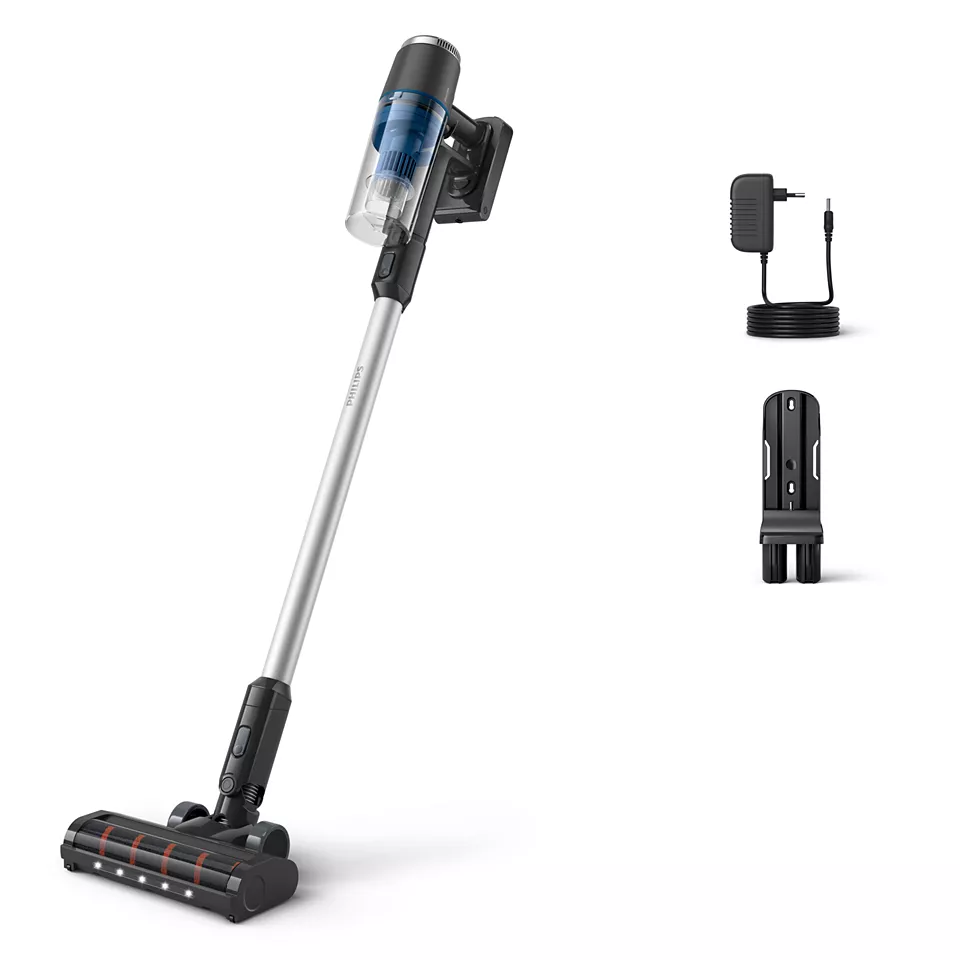 PHILIPS 3000 series bezvada spieķa tipa putekļsūcējs, tumši zils XC3032/01