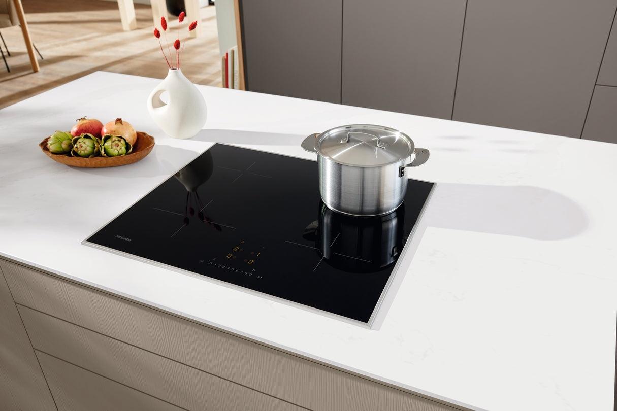 Iebūvējamā indukcijas virsma MIELE KM 7361 FR stainless steel - DomoTehnika