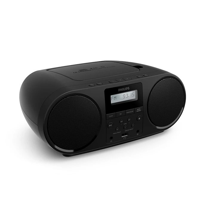 PHILIPS CD Soundmachine magnetola, melna TAZ5000/10