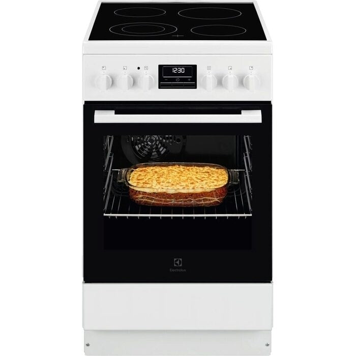 Electrolux 500 SurroundCook elektriskā plīts ar elektrisko cepeškrāsni, balta, 50cm LKR540266W