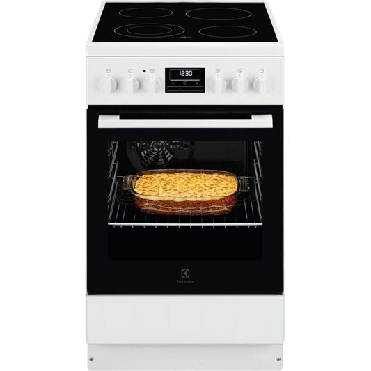 Electrolux 500 SurroundCook elektriskā plīts ar elektrisko cepeškrāsni, balta, 50cm LKR540266W