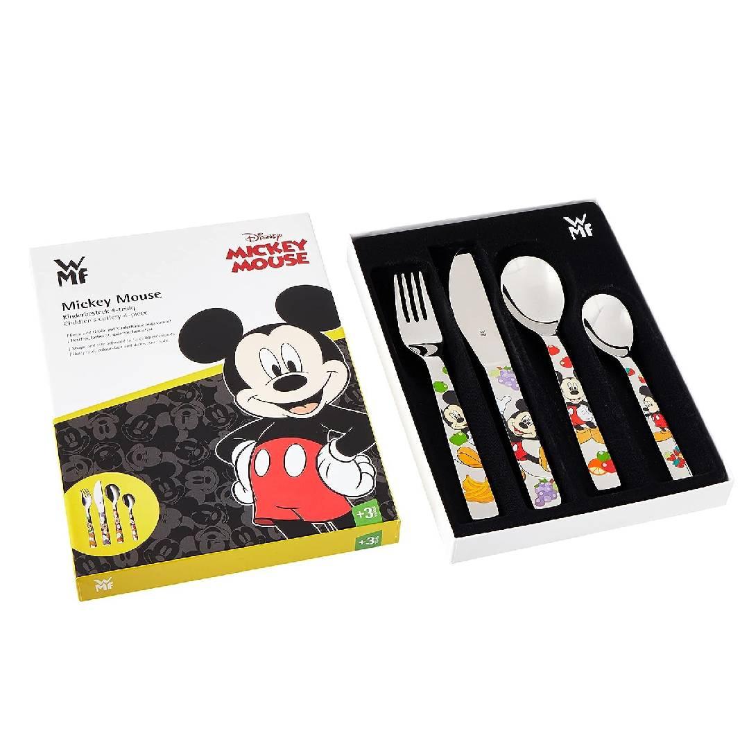 Bērnu galda piederumu komplekts WMF Mickey Mouse 4-piece - DomoTehnika