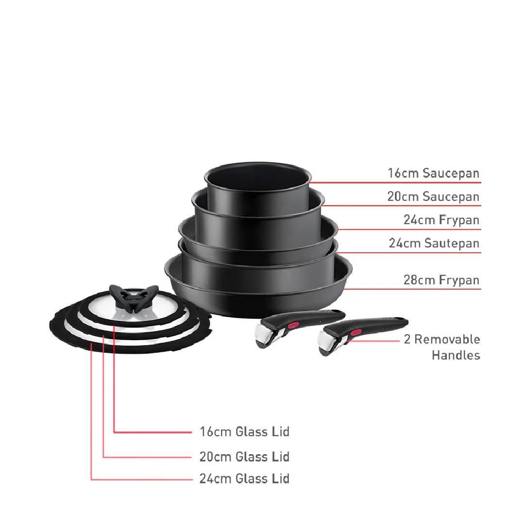 Pannu komplekts TEFAL Set Ingenio Ultimate 10 - DomoTehnika