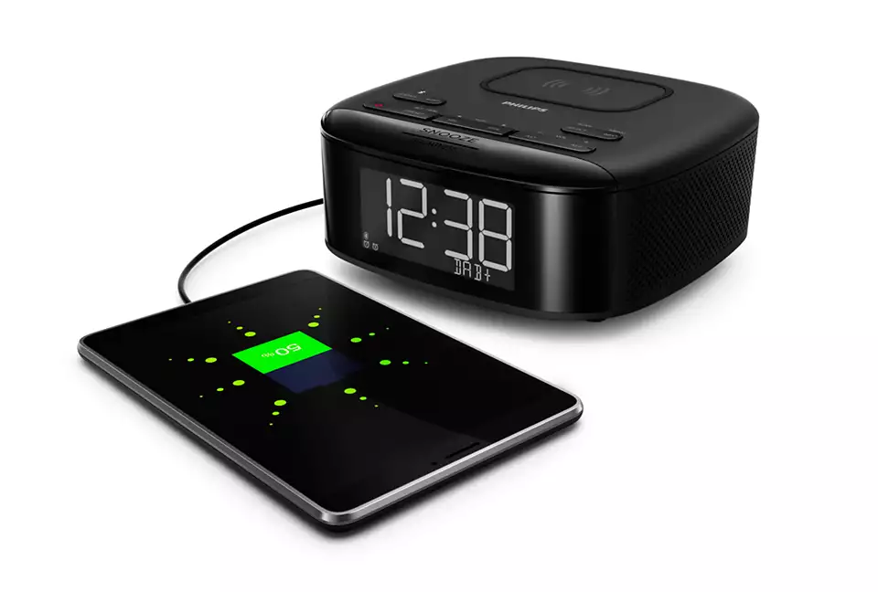 PHILIPS Radio pulkstenis, melns TAR7705/10