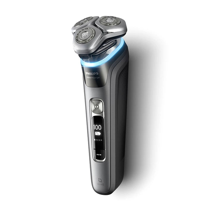 PHILIPS i9000 Prestige Ultra Elektroskuveklis mitrai/sausai skūšanai (lādējams), Tumšs šīferis XP9202/10