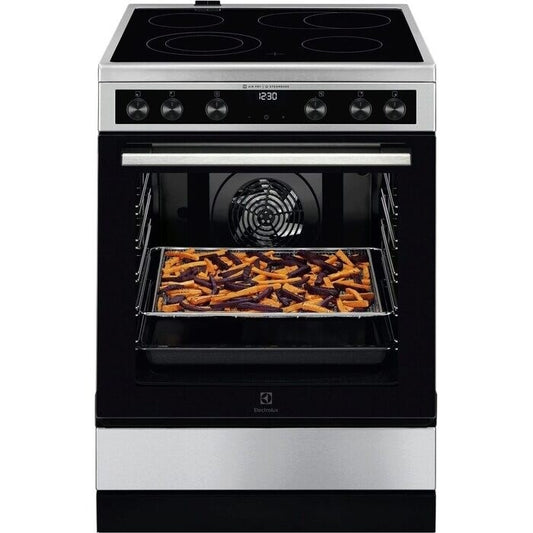 Electrolux elektriskā plīts ar elektrisko cepeškrāsni, 596 mm LKR66021MX