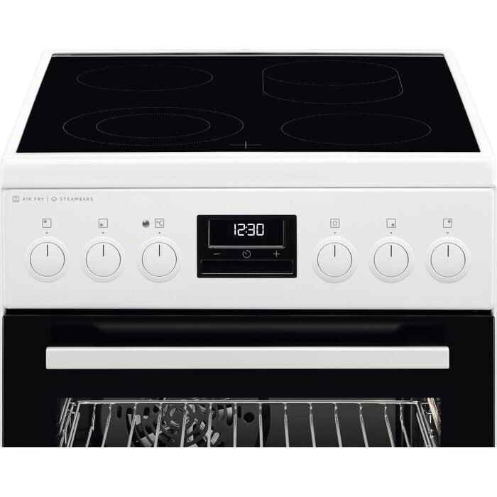 AEG keramiskā plīts, Steambake 6000. sērijas, balta CCB56491BW