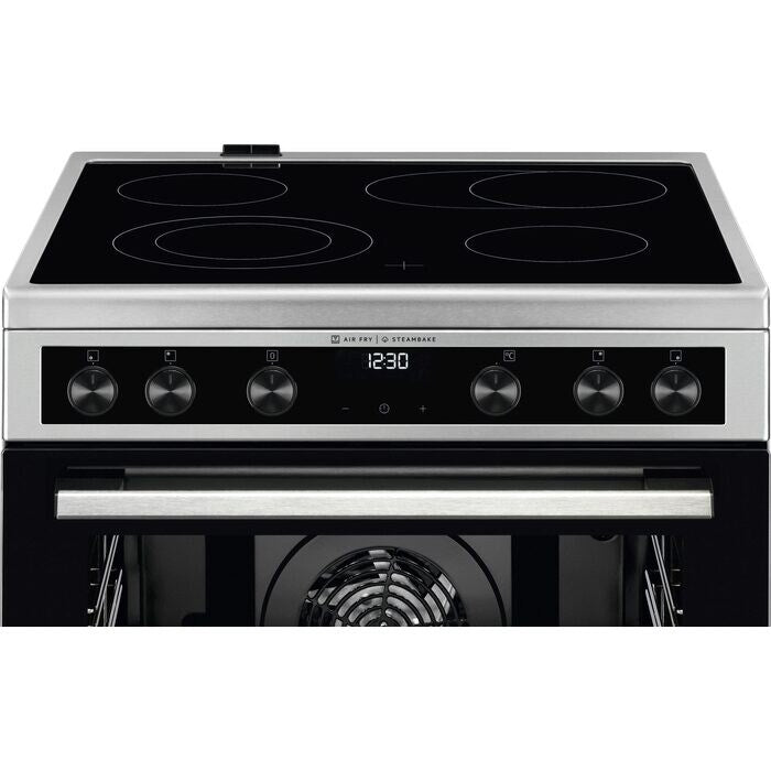 Electrolux elektriskā plīts ar elektrisko cepeškrāsni, 596 mm LKR66021MX