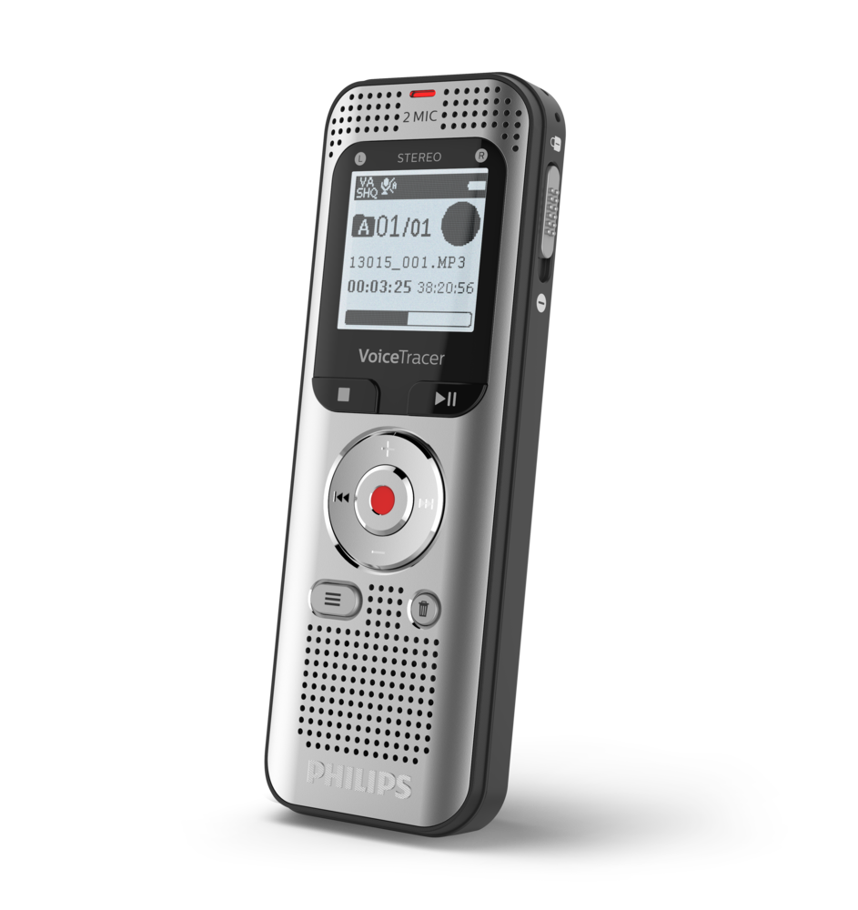 PHILIPS diktafons, 8GB, sudraba DVT2050
