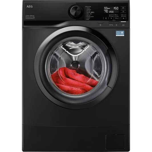 AEG veļas mazg.mašīna (front.ielāde), 6kg, melna L6SE26DXE