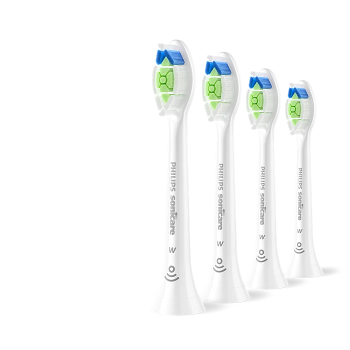 PHILIPS Sonicare W2 Optimal White standarta zobu birstes uzgalis, 4 gab, balti HX6064/87
