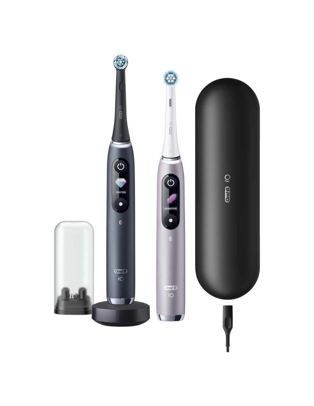 BRAUN Series iO9 Duo el.zobu birste, Black Onyx/Rose iOM9D.2J2.2AD