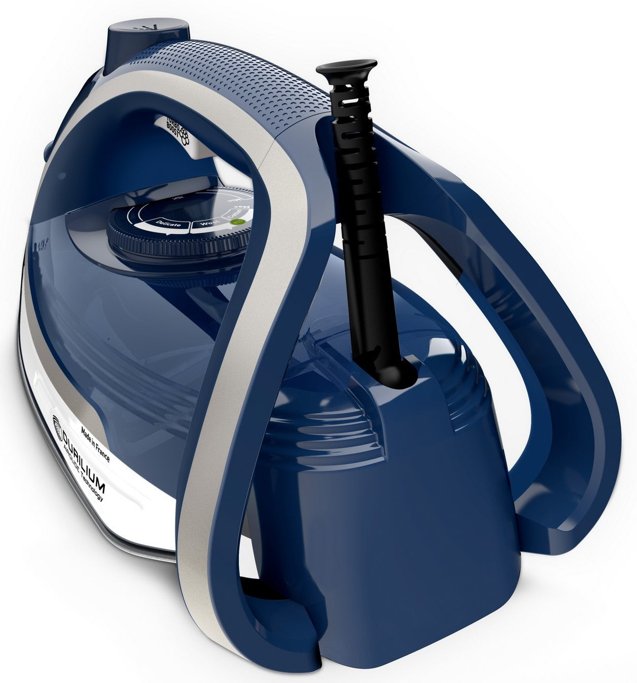 TEFAL Ultragliss Plus tvaika gludeklis, 2800W, zila/balta FV6812