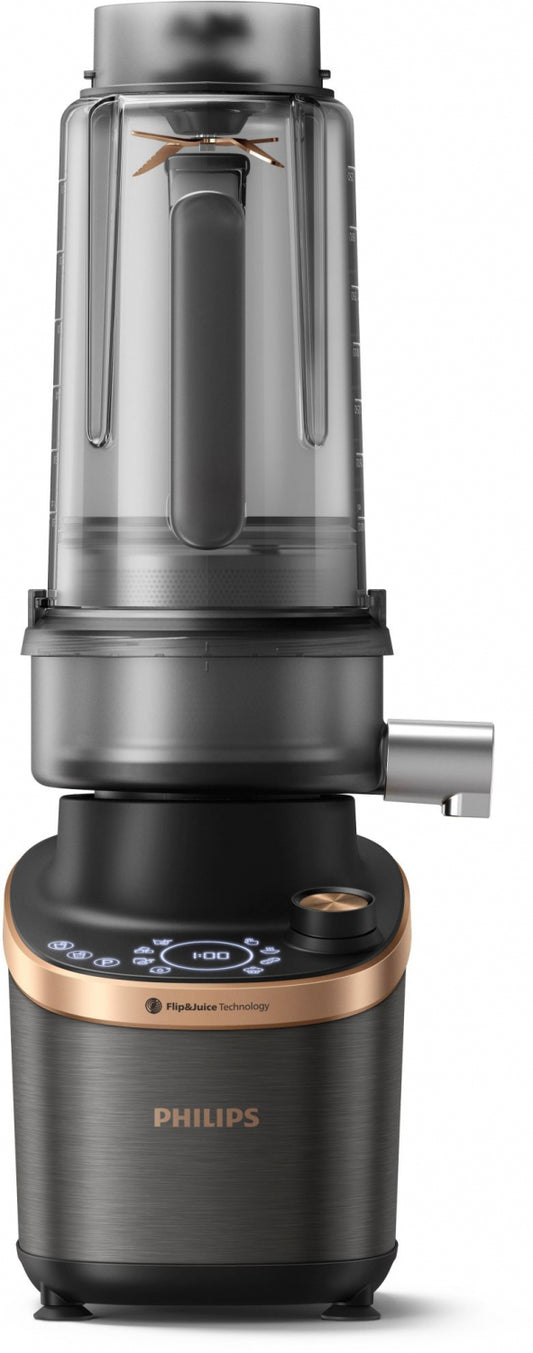 PHILIPS Flip&Juice blenderis, 1500W, melna un metāliska HR3770/10