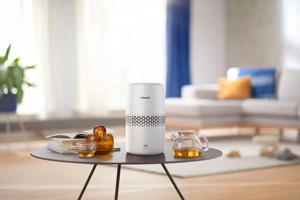 PHILIPS 2000. sērijas gaisa mitrinātājs, balts HU2510/10